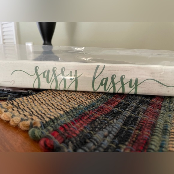 Sassy Lassy - St Patrick’s Day decor - small shelf sitter sign - Picture 6 of 7